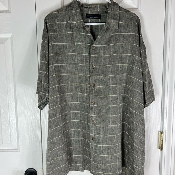 Greg Norman Mens Lightweight Vintage Button Down L - Picture 1 of 3